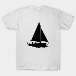 Minimal Boat Design T-Shirt